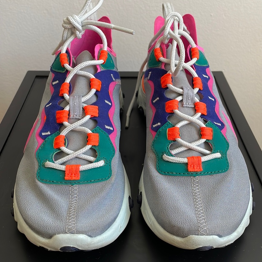 Nike React Element 55 Wolf Grey Multi-Color
